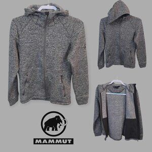 Mammut  Kachemak Full Zip Hooded Fleece Jacket Gray  Womens  Size Medium